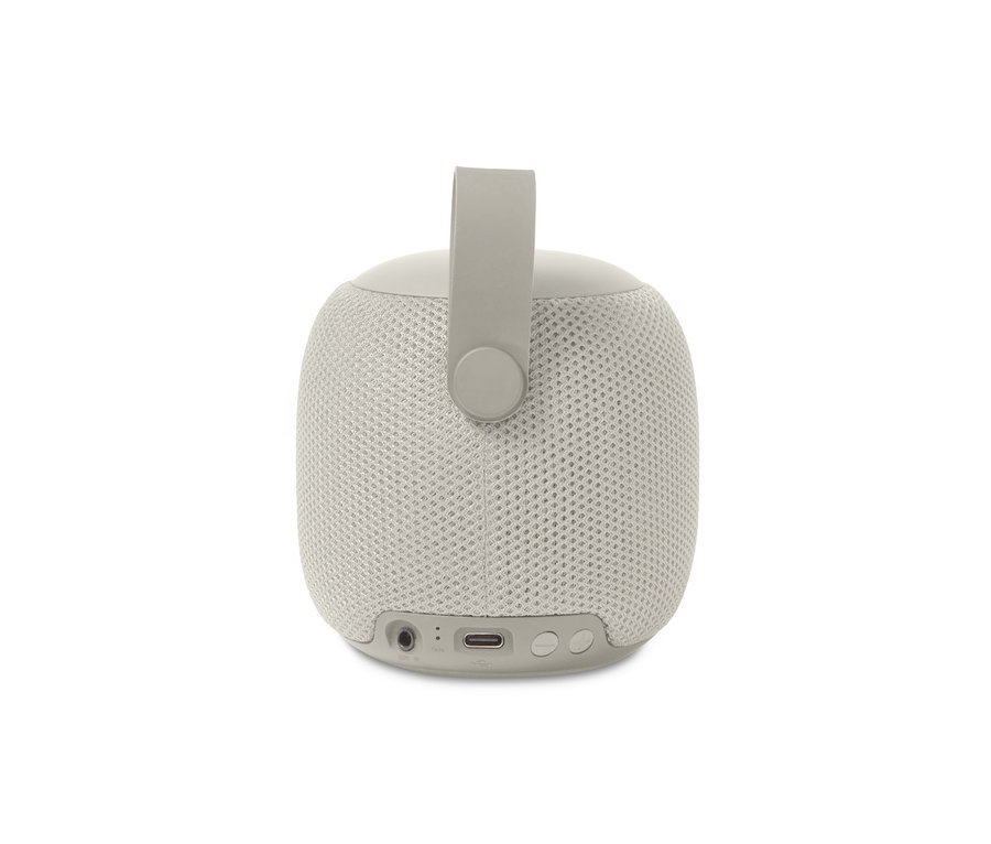 Szürke, S méretű Bluetooth® hangszóró.