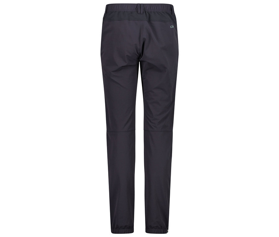 Sötétszürke nadrág hátulnézetből.