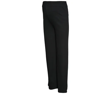 Fekete MAMALICIOUS MLEMILY JRS HW RELAXED leggings NOOS fekszik egy fehér háttéren.