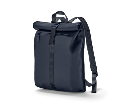 Hátizsák, víztaszító, sötétkék, 8l
