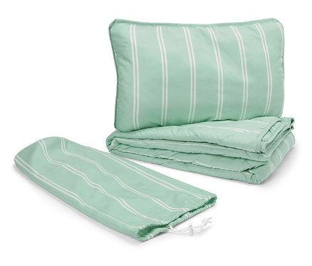 Ágyneműgarnitúra utazáshoz, csíkos