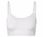 Fehér bralette vékony pántokkal.