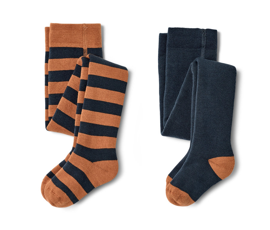 Két kék termo harisnya.