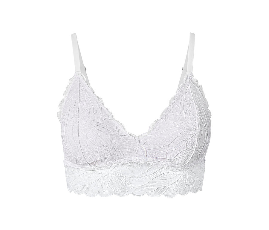 Csipkés melltartó részlete.