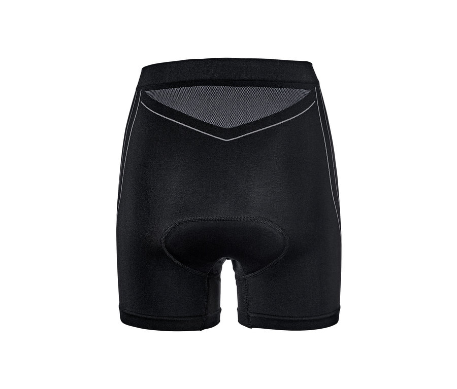 Fekete női kerékpáros alsónadrág.