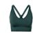 Varrásmentes bustier sportmelltartó, sötétzöld - sötétzöld