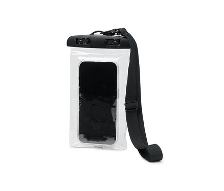 Vízhatlan okostelefontok fekete telefonnal és fekete pánttal.