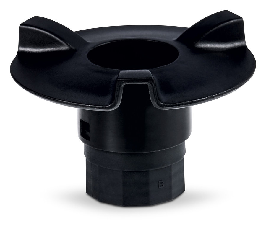 Fekete műanyag rögzítő.