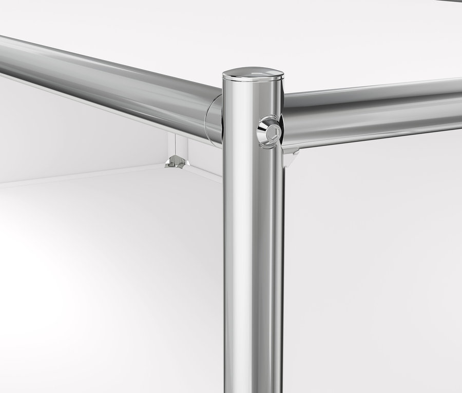 A »CN3« fém polc sarkának részlete.