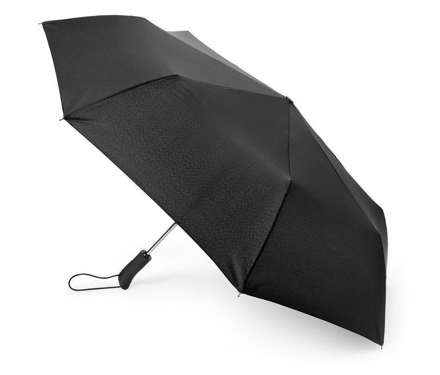 Egy fekete automata esernyő.