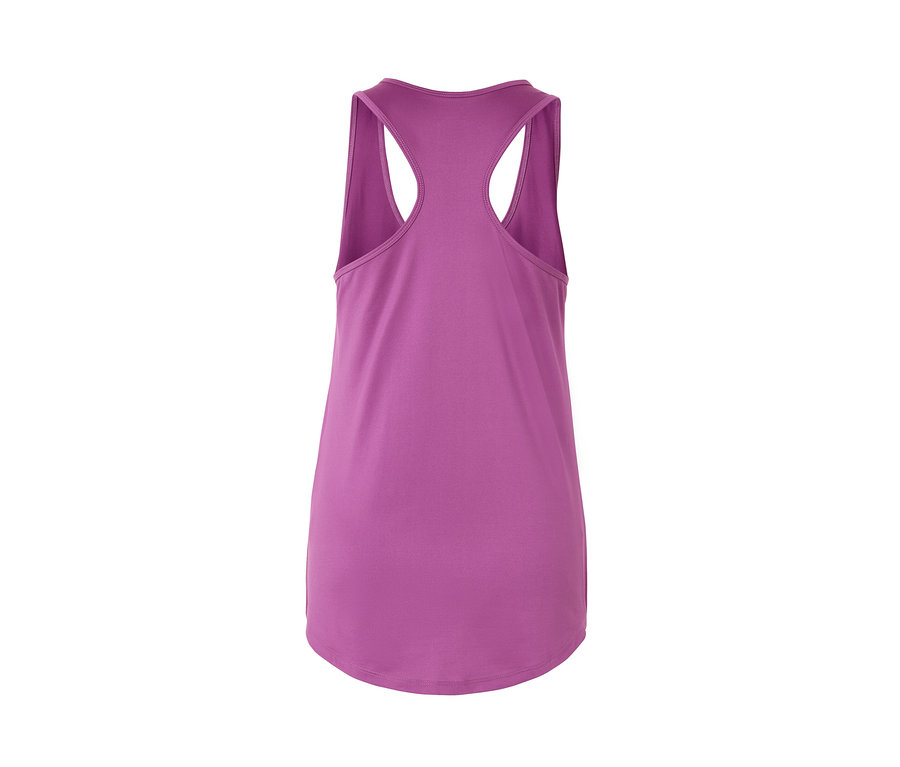 Lila funkcionális top egy 2 darabos szettből.