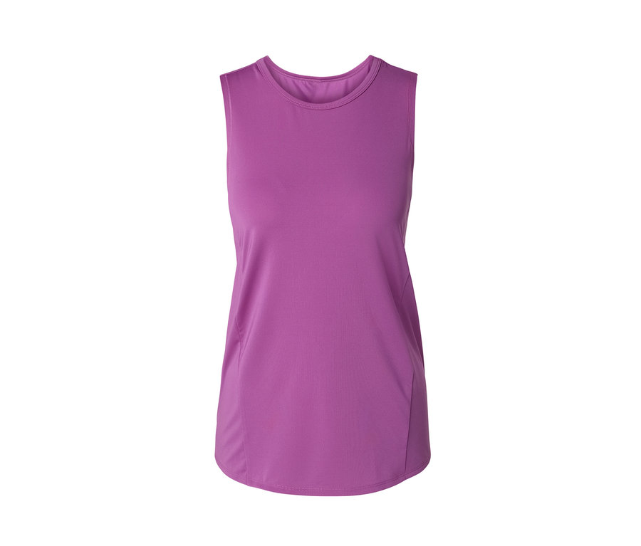 Ujjatlan, lila sporttop.