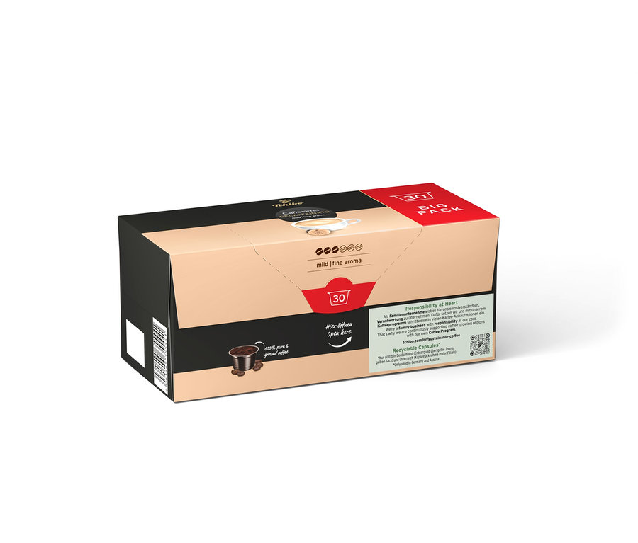 Cafissimo Decaffeinato csomag 30 kapszulával.