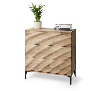 Lamellás hatású »REET« komód