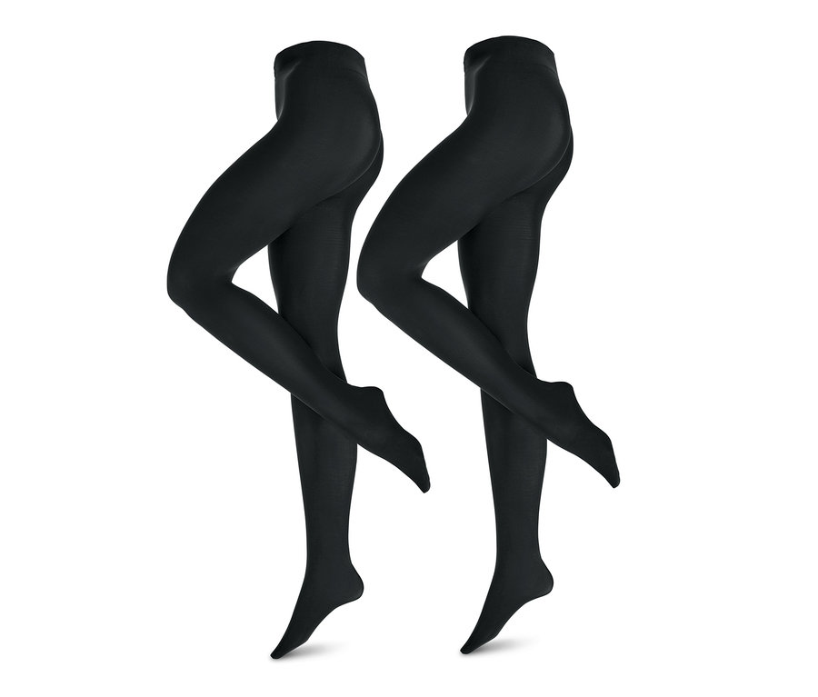 Két pár fekete harisnya, 80 DEN.