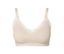 Egy krémszínű, női seamless bustier melltartó részlete.