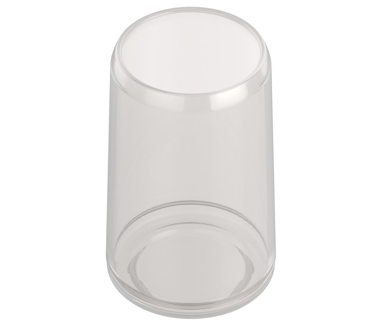 Átlátszó tartály.