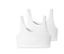 Két fehér SCHIESSER bustier biopamuttal.