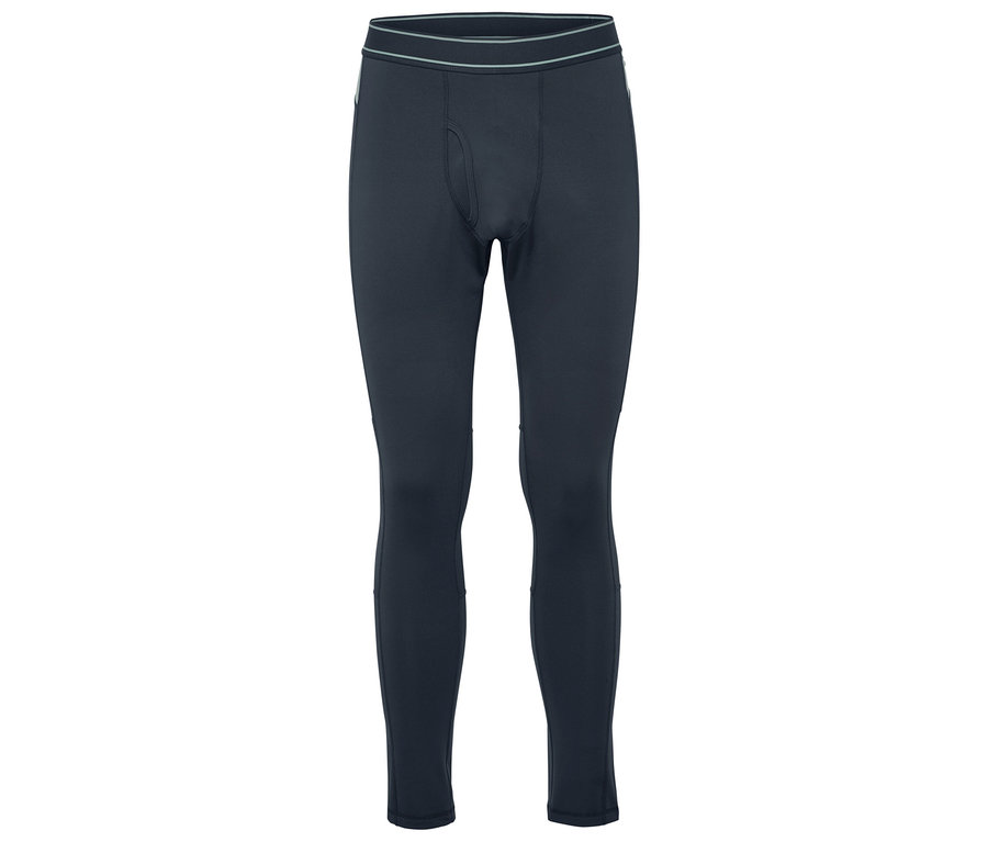Egy fekete thermo leggings, rugalmas derékpánttal.