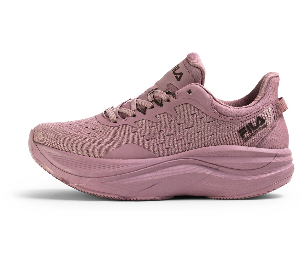 Egyetlen FILA Retron női sneaker cipő mauve shadow színben, oldalról fényképezve.