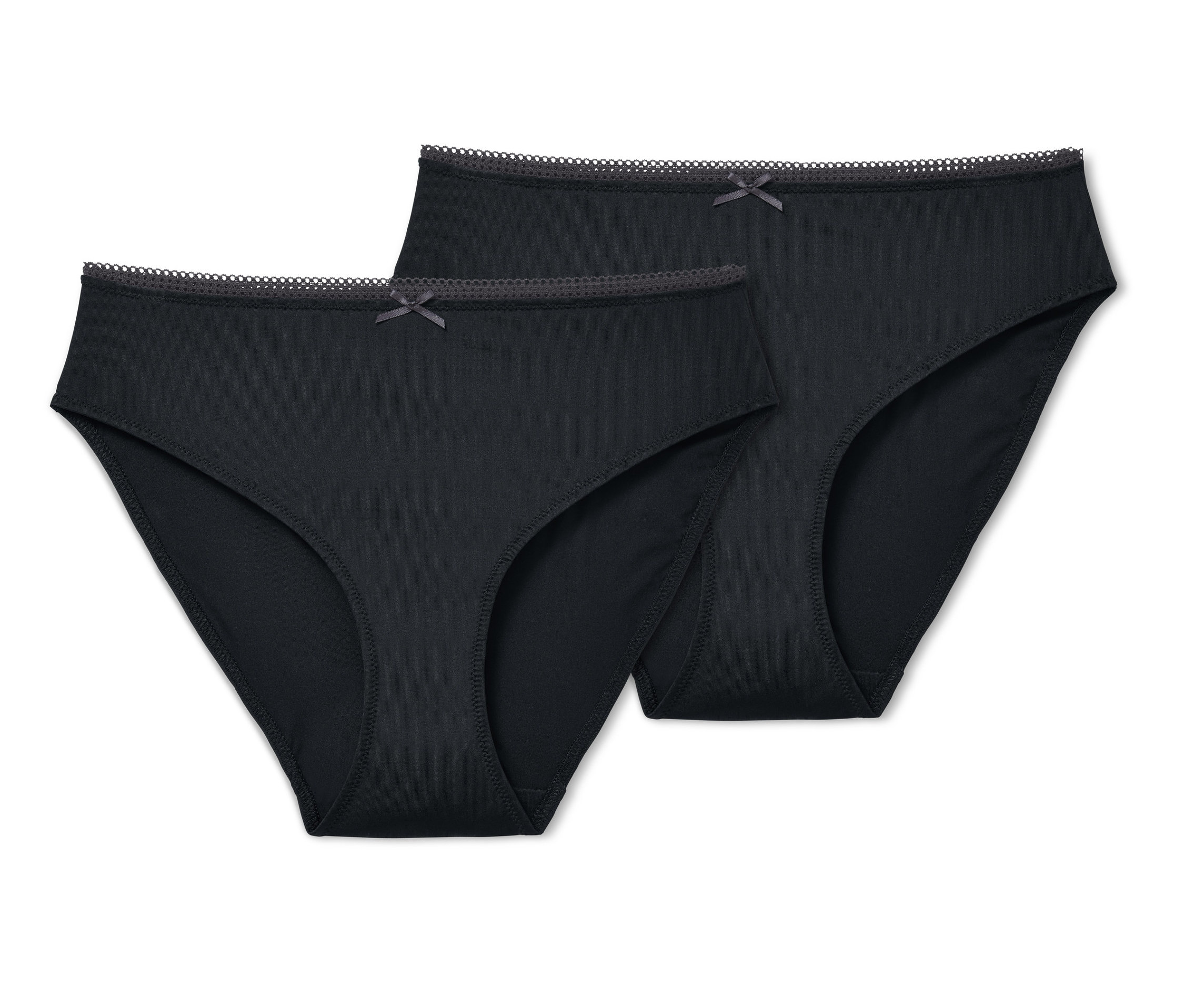 Két fekete női alsó.