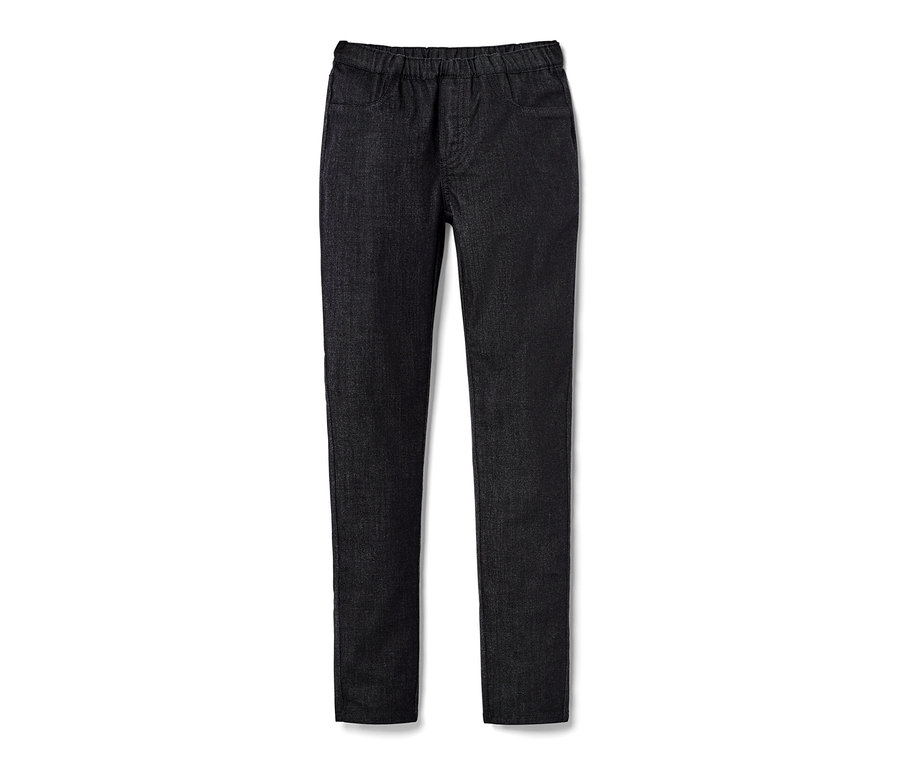 Fekete lány treggings.