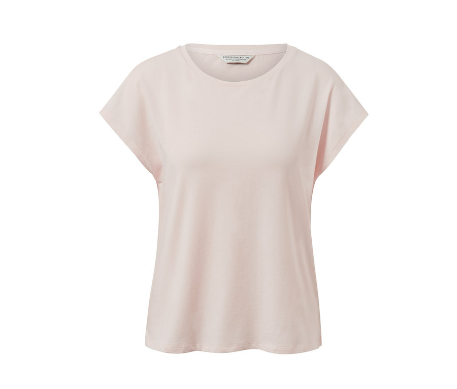 Krémszínű női sportfelső.