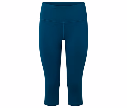 Kék leggings fehér háttérrel.