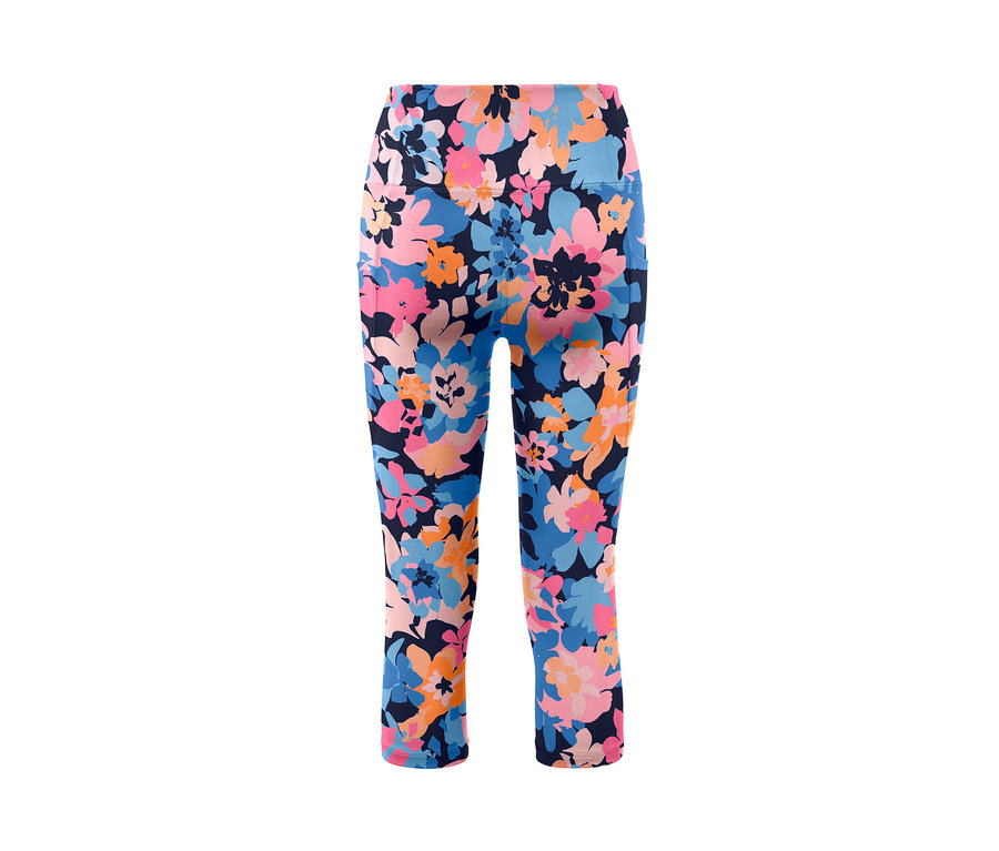 Virágmintás női 3/4-es sportnadrág.