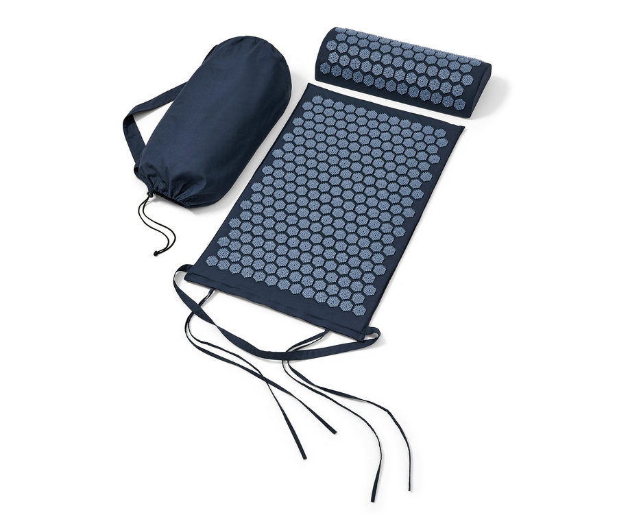 Akupresszúrás matrac, párna és hordtáska.