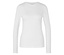 Fehér, hosszú ujjú póló.
