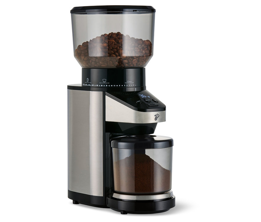 Kávédaráló mérleggel, elektromos