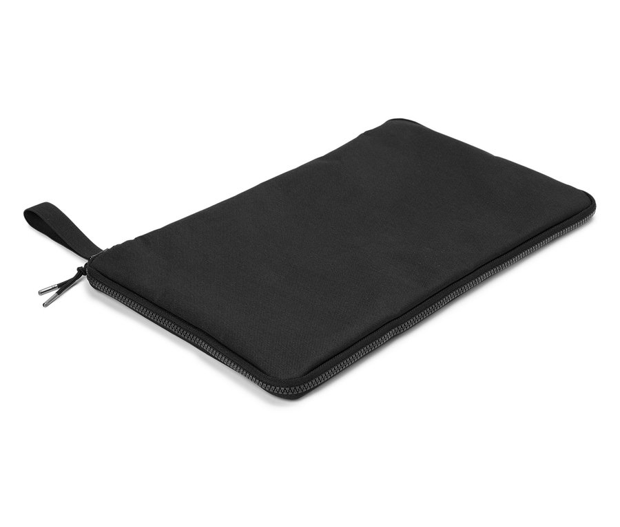 Fekete cipzáras tok cipzárhúzóval.