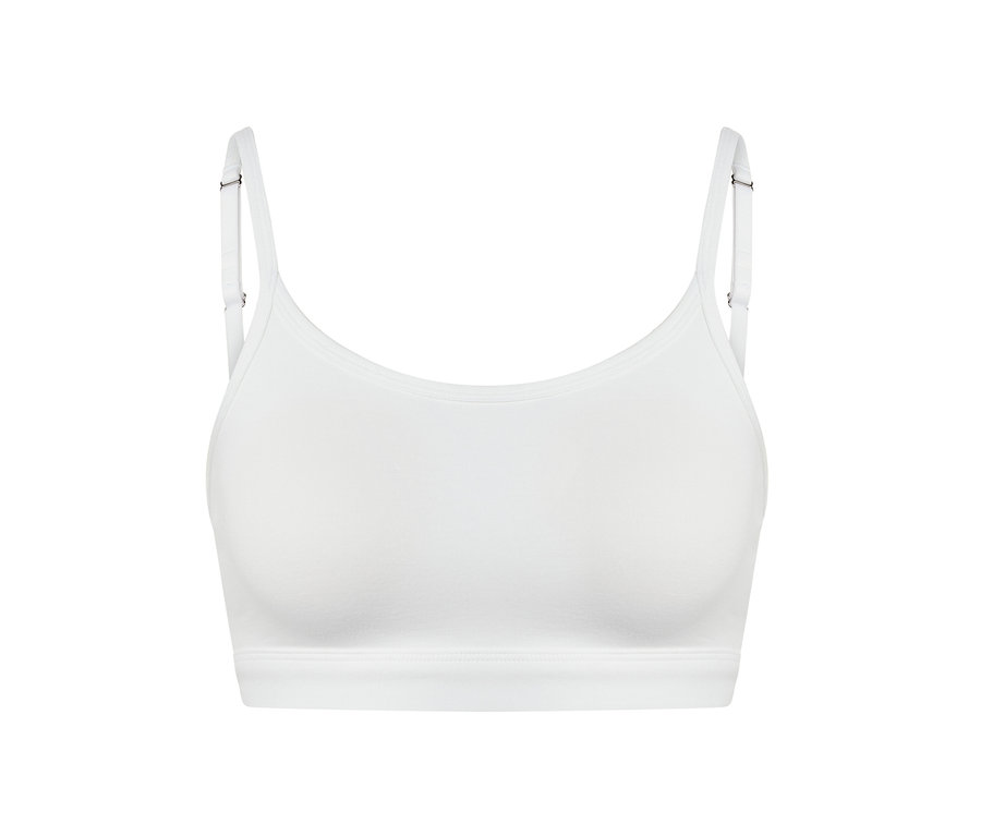 Fehér bustier melltartó, 2 db.