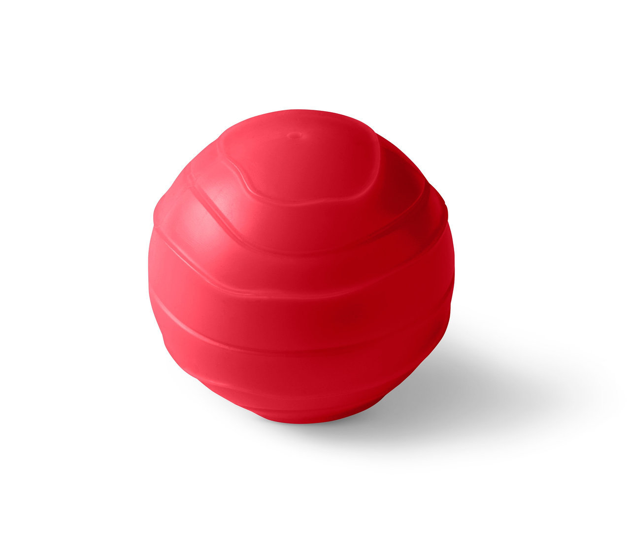 Piros jutalomfalat-adagoló labda.