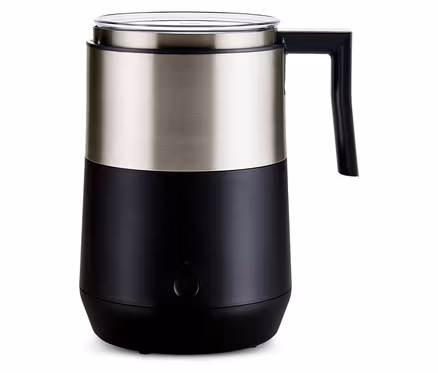 Fekete indukciós tejhabosító.
