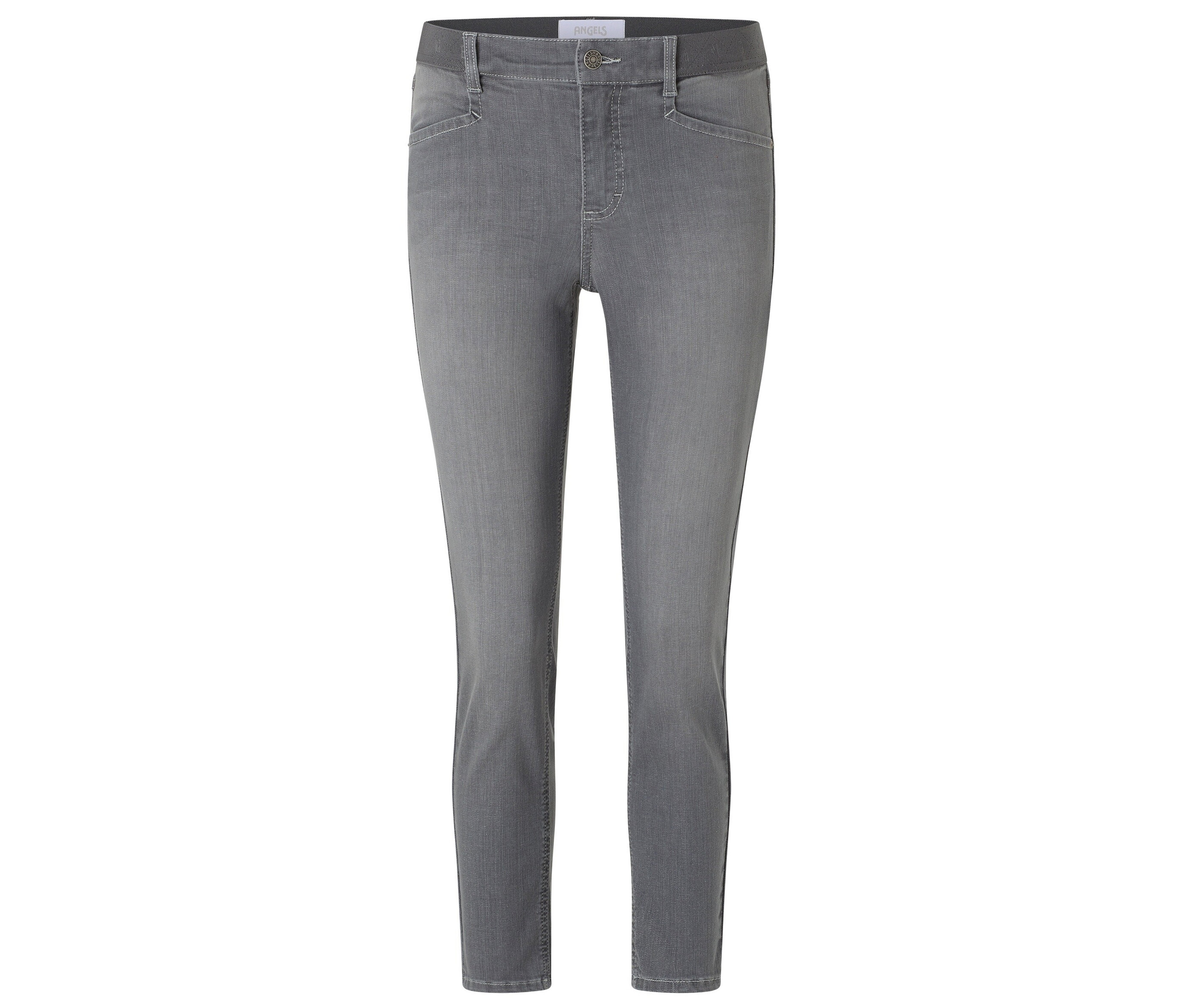 Szürke, skinny farmernadrág.