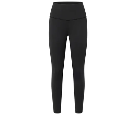 Fekete, magas derekú leggings.