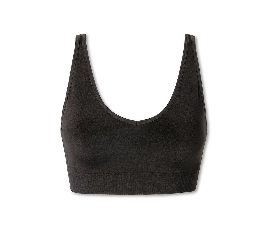 Fekete, betétes SCHIESSER puha melltartó.