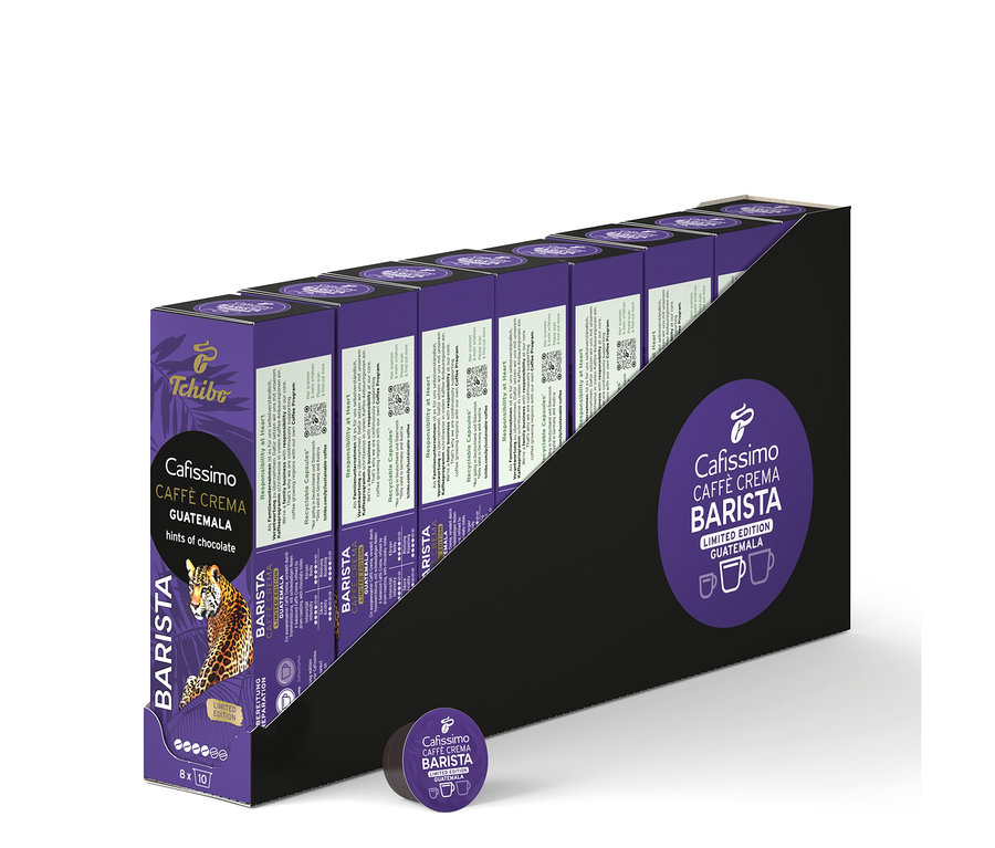 Cafissimo BARISTA Caffè Crema Guatemala – 80 db-os kávékapszula csomag.
