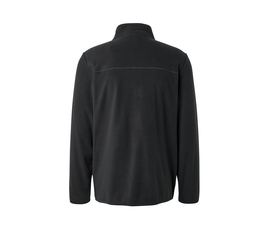 Antracit színű férfi polárfelső.