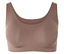 Egyetlen, varrat nélküli melltartó világosbarna színben.