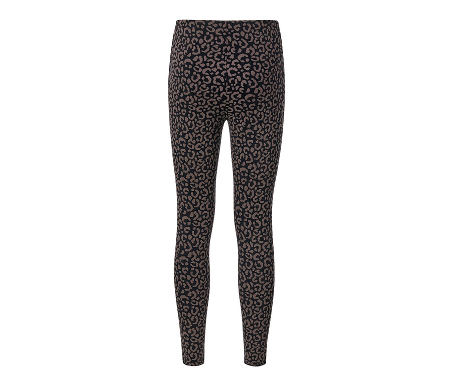 Fekete leggings barna állatmintával.
