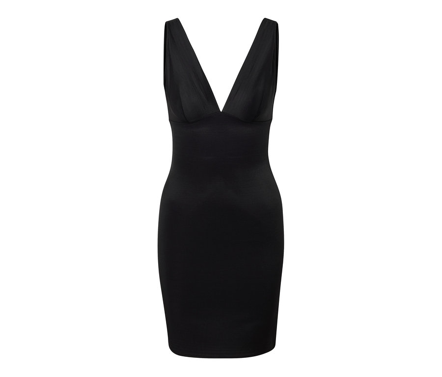 Fekete »Alakformáló« női alsóruha.