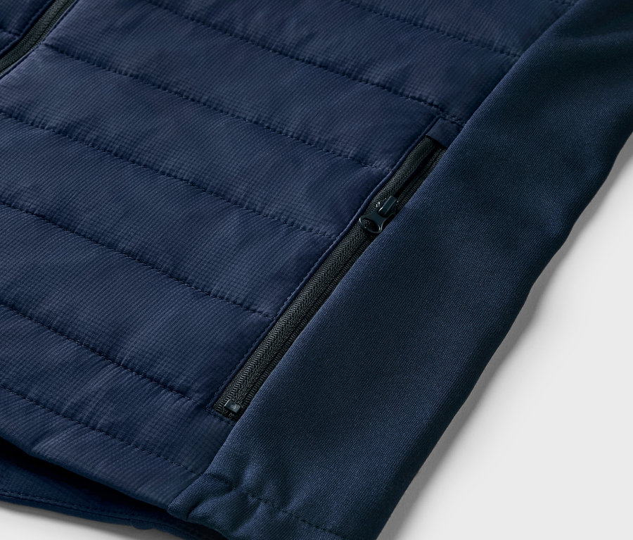 A termo mellény részletes nézete.