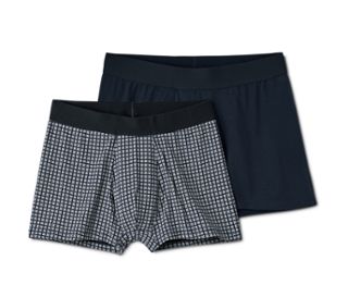 1x sötétkék, 1x sötétkék-fehér nyomott mintás