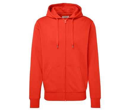 Kapucnis felső, narancsszínű