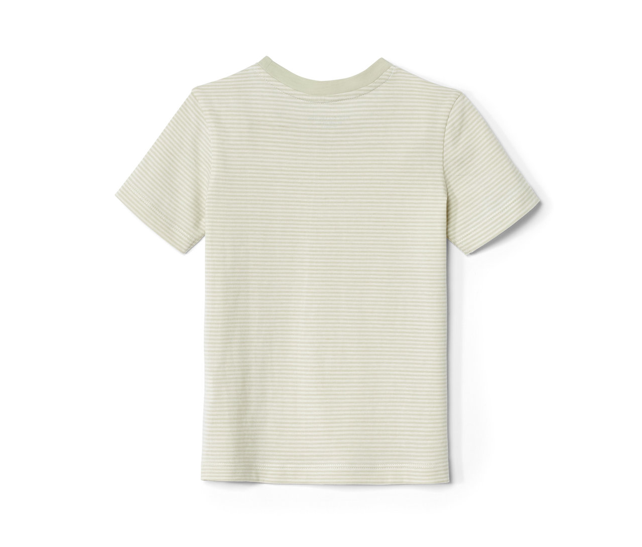 Egy rövid ujjú, csíkos 2 gyerekpóló.