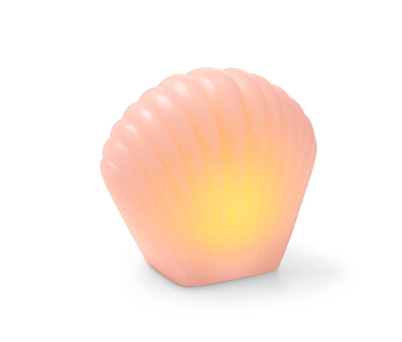 Egy világító LED-es kagyló.