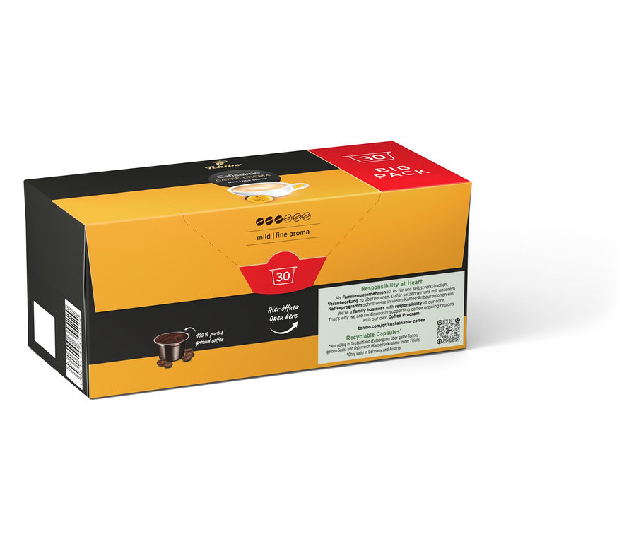 Egy csomag kávékapszula.